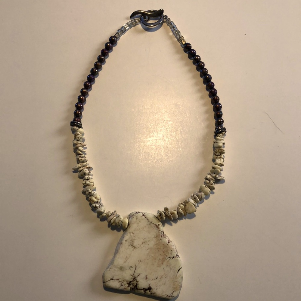 White Turquoise Necklace